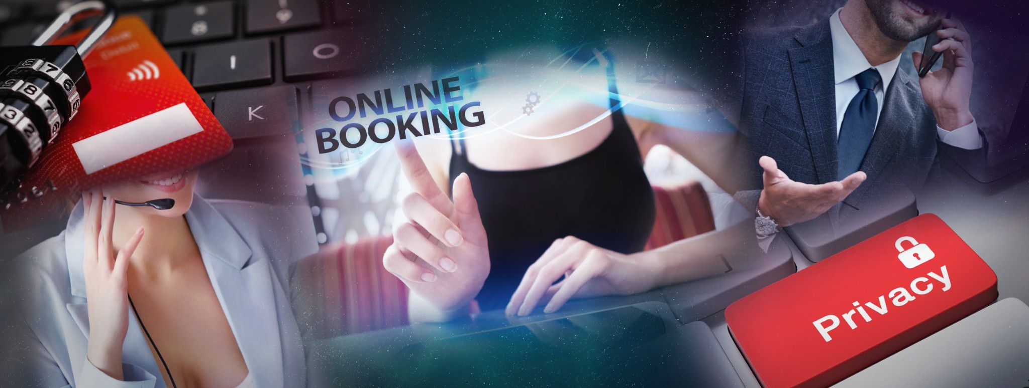 Online bookings and confidentiality