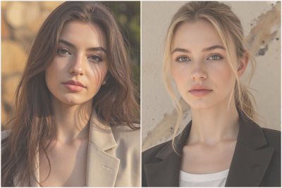 Two models represent deluxe category