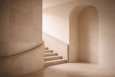 Minimalist architectural detail symbolizing clarity, privacy, and refined structure